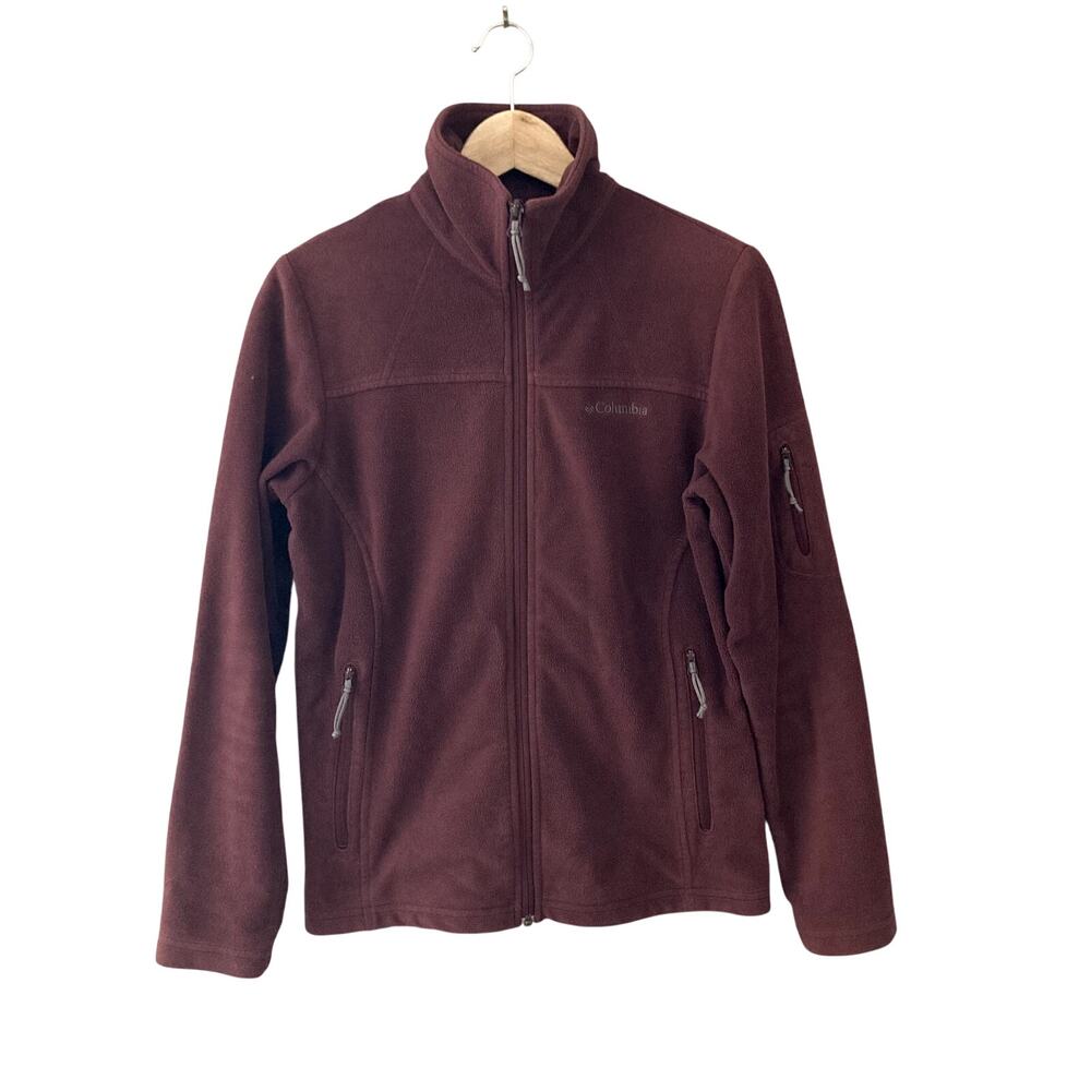 Columbia Fast Trek II Full Zip Fleece Jacket Womens Small 110 WL 3158